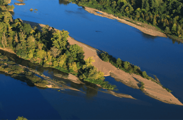 Natuur in de regio Centre: de rivier Loire