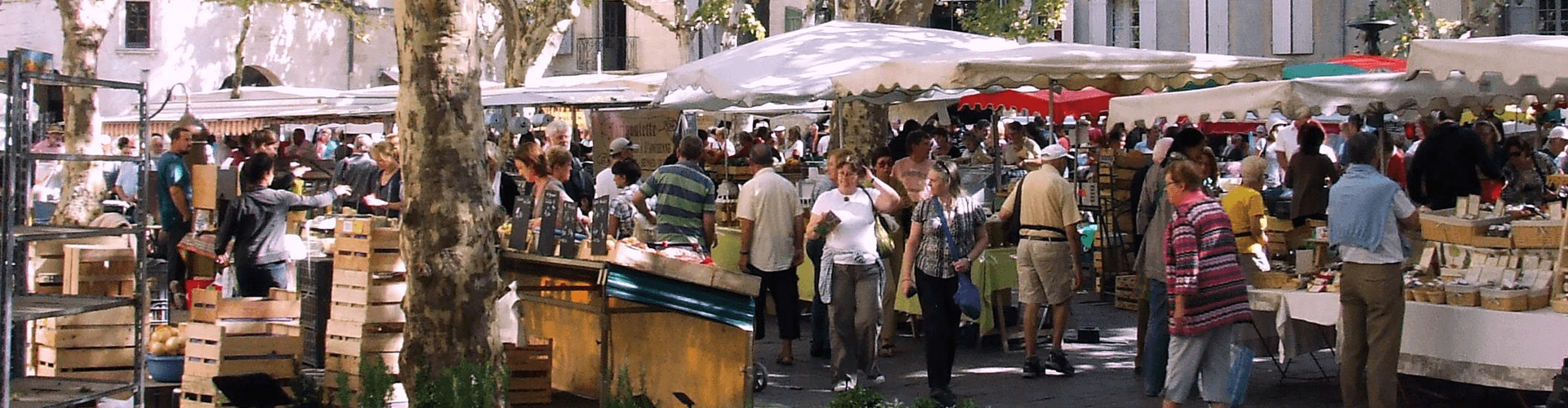 Op de markt in Uzès